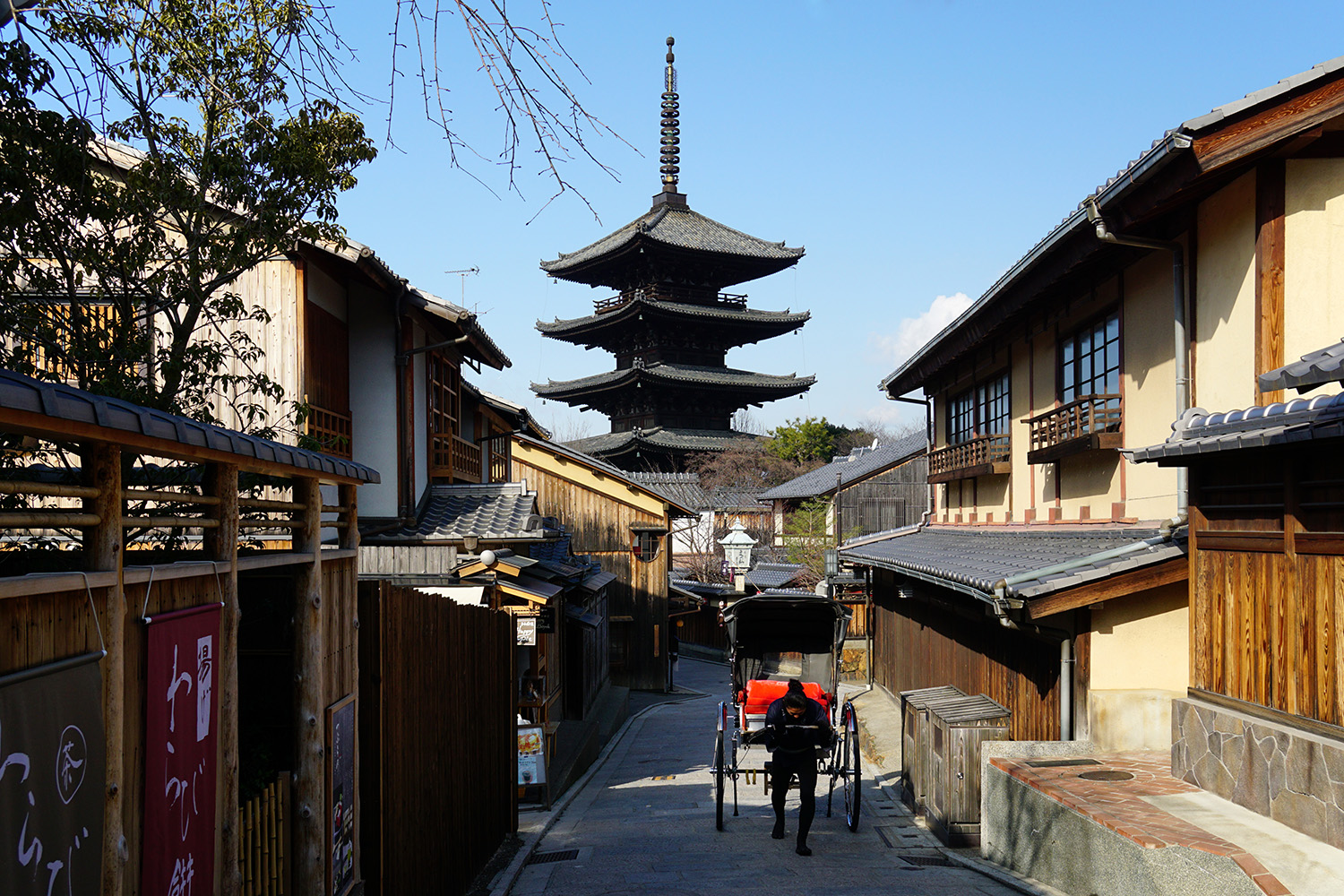 La rue Sannenzaka à Kyoto